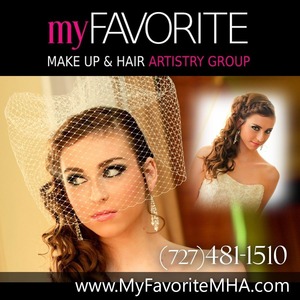 bridal hair and makeup promo.