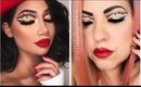 Recreation Makeup / Navidad :  Christmas Lights Cut Crease (bilingue)