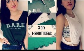 3 Easy DIY T-Shirt Ideas! | tewsimple