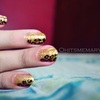 My leopard nail polish <3