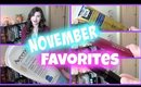 November Favorites 2014 // Lippies, Skincare, & Fashion!