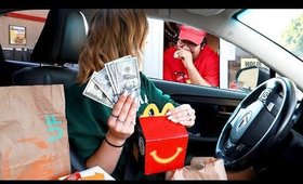 Tipping Drive Thru Workers $100 Challenge! *they were so shocked