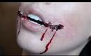 Chelsea Grin Cut Mouth Makeup Tutorial