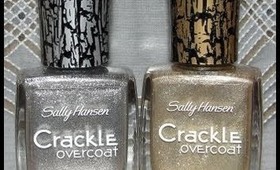 Review / Demo:  Sally Hansen Crackle Overcoat *Requested* w/ Special guest @ the end