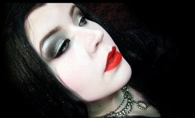 Halloween Makeup: Morticia Addams