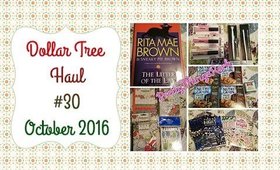 Dollar Tree Haul | #30 October 2016 | PrettyThingsRock