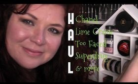 Haul - Too Faced, Chanel, Lime Crime, Superdrug & more