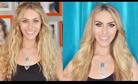 BEAUTY TRANSFORMATION- HOW TO TURN THICK, DRY, CURLY HAIR INTO LONG, SMOOTH, SHINY WAVES- karma33