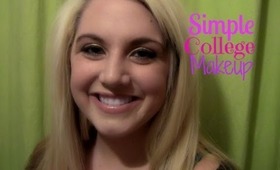Simple College Makeup Tutorial ( Featuring My Baby Seester !! )