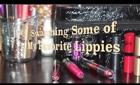 Lippies! Swatching Some of My Favorite Lipsticks and Lip Gloss