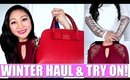WINTER HAUL & TRY ON! | Target, Pink Blush Maternity, Kate Spade, Knox Rose