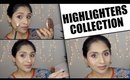 Highlighters Collection | Favorite Highlighters For Medium Skin & Decluttering | deepikamakeup