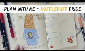 PLAN WITH ME : OCTOBRE 2018 - HUFFLEPUFF PRIDE 💛