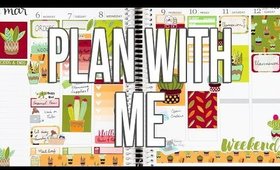 Erin Condren Life Planner Vertical Layout Plan with Me | Oh, Hello March Cactus Subscription