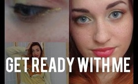 GRWM! Winner Announcement!!! Gold and Red + Outfit | Briarrose91
