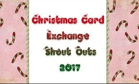 Christmas Card Exchange Shout Outs | 1st Reveal 2017 | PrettyThingsRock