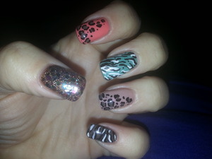 My nails I did for my birthday this year.