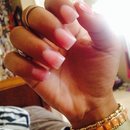 Natural looking acrylic nails