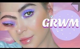 Soft Purple FULL FACE Glam 💜 GRWM | Lisa Eldridge Inspired