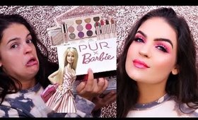 PUR x BARBIE Collection Review, Swatches & PINK Makeup Tutorial