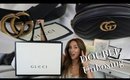 DOUBLE GUCCI Unboxing GG Belt and Marmont Bag | Lisa Gregory