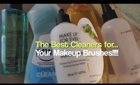 The BEST Makeup Brush Cleaners 2015!!