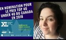 En Nomination pour le Canada Top's 40 Under 40 2018