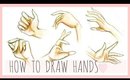 How to Draw ● Hands | DebbyArts