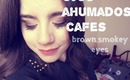 Ojos Ahumados en tonos cafe| Brown smokey eyes
