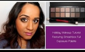 Holiday Makeup Tutorial - Using Smashbox Full Exposure Palette