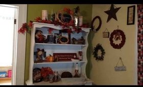 Fall Decor Dinning room 2014