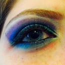 Blue and purple blend