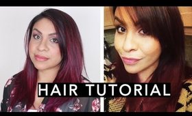 How I Cut My Side Bangs/Fringe | A DIY Hair Tutorial | TheRaviOsahn