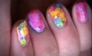 Psychedelic Nail Tutorial! Tie Dye Nails!!