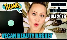 Vegan Beauty Basket Juli 2019 | Unboxing & Verlosung Naturkosmetik Box mit super Produkten!