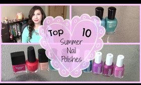 Top 10 Favorite Summer Nail Polishes | Hootiful