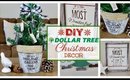 DIY DOLLAR TREE CHRISTMAS DECOR | 3 FARMHOUSE PROJECTS