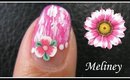 SUMMER FLOWER NAILS | FIMO NAIL ART DESIGN TUTORIAL FOR BEGINNERS EASY SIMPLE PINK DIY