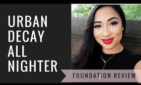 Urban Decay All Nighter Foundation Demo, First Impression and Review