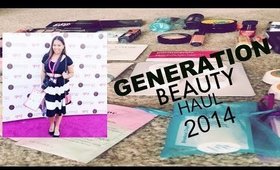 Generation Beauty 2014 Haul
