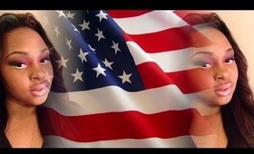 Makeup Tutorial | Red, White & Blue Salute!