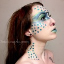mermaid makeup look