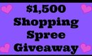 $1,500 Shopping Spree Giveaway