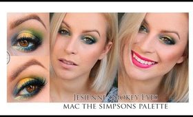 CHIT CHAT **Jesienne Smokey Eyes w zieleniach ** -- MAC the Simpsons