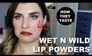 Swatching EVERY Wet n Wild Snowmelt Lip Powder | Bailey B.