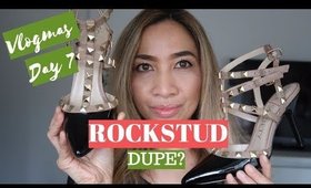 VLOGMAS DAY 7 | OMG! VALENTINO ROCKSTUD DUPE