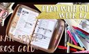 Plan With Me: Week 42 | Rose Gold Kate Spade Wellesley