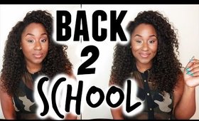 Back to School: Get Ready With Me! Hair & Makeup (simple & quick)