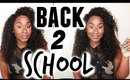 Back to School: Get Ready With Me! Hair & Makeup (simple & quick)