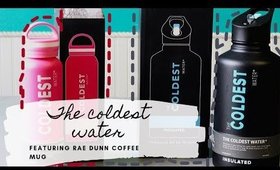 RAE DUNN FAITH COFFEE MUG | THE COLDEST WATER BOTTLES | Beautybyveronicaxo
